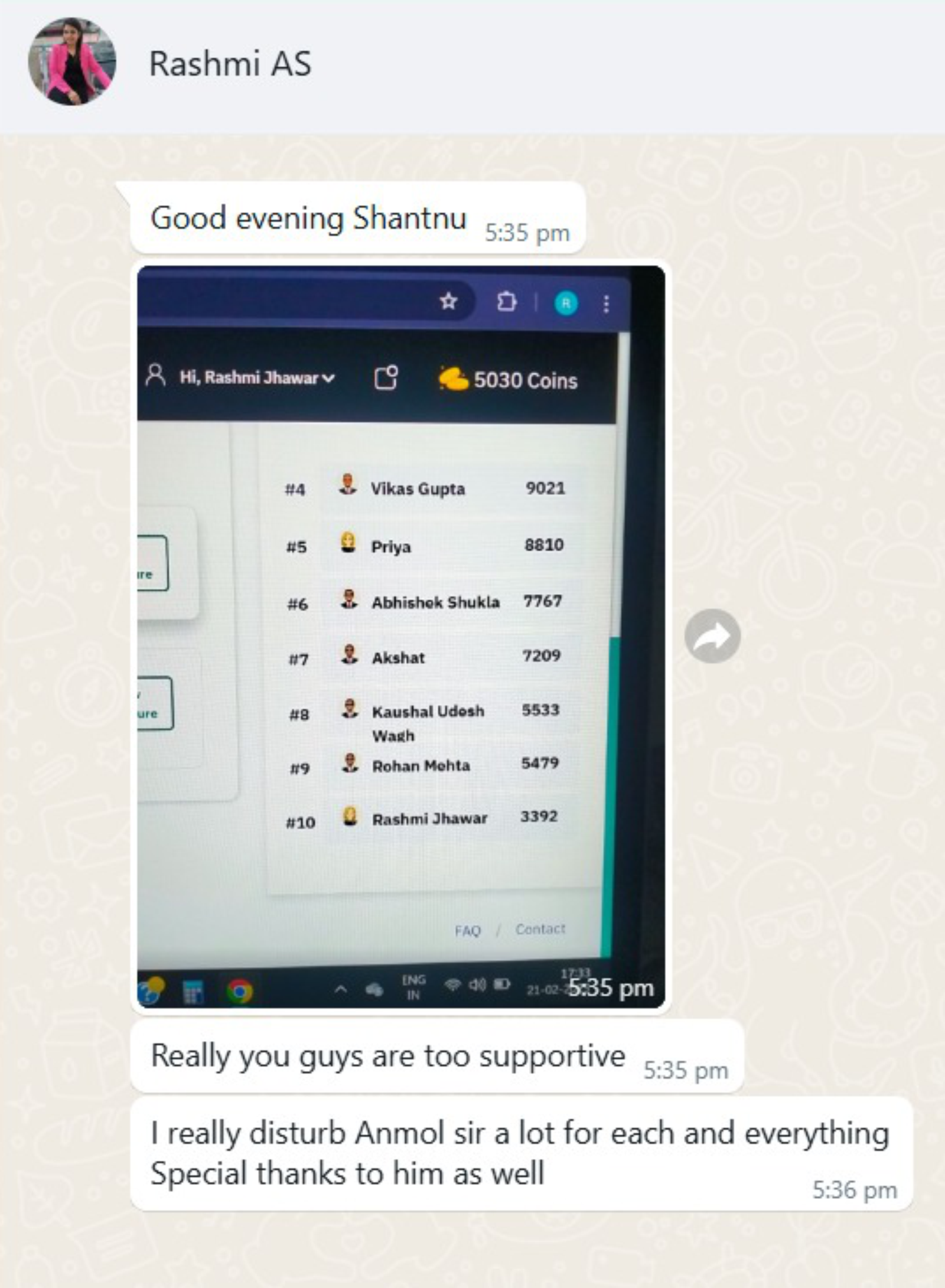 Student Feedback